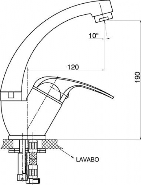 GPD Eko MTL80 Lavabo Bataryası