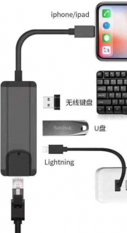 Go Des GD-DK829 Lightning OTG Dönüştürücü
