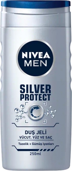 Nivea Men Silver Protect 250 ml Duş Jeli