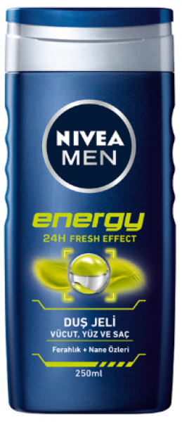 Nivea Men Energy 250 ml Duş Jeli
