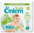 Önlem Botanika 3 Beden 100 Adet Bebek Bezi