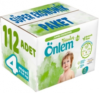 Önlem Botanika 4 Beden 112 Adet Bebek Bezi