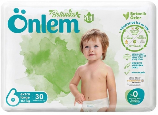 Önlem Botanika 6 Beden 30 Adet Bebek Bezi