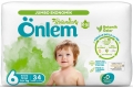 Önlem Botanika 6 Beden 34 Adet Bebek Bezi
