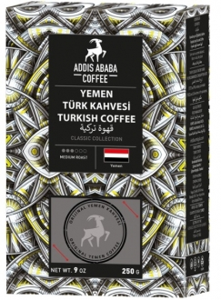 Addis Ababa Coffee Yemen Türk Kahvesi 250 gr