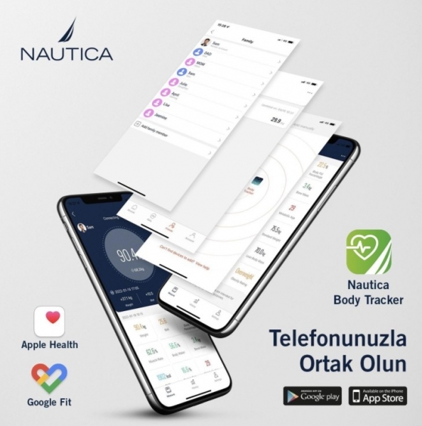 Nautica Sport Collection Dijital Banyo Tartısı