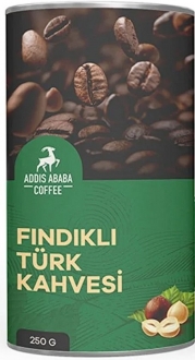 Addis Ababa Coffee Fındıklı Aromalı Türk Kahvesi 250 gr