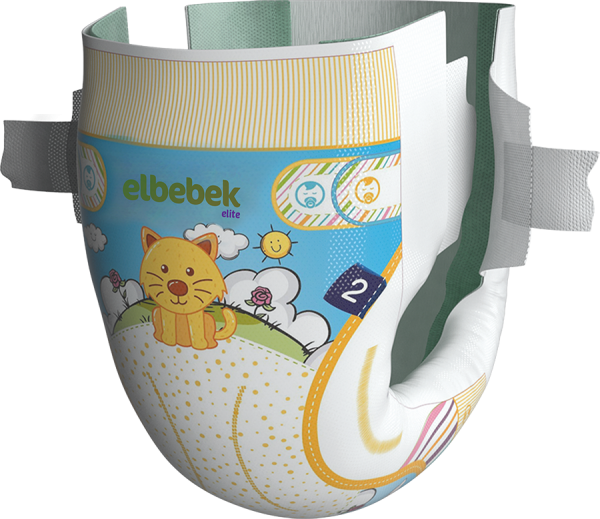 Elbebek Elite 2 Beden 72 Adet Bebek Bezi