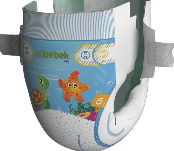 Elbebek Elite 5 Beden 48 Adet Bebek Bezi