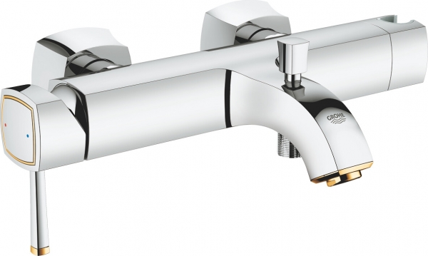 Grohe Grandera 23317IG0 Banyo Bataryası (Krom / Altın)