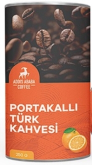 Addis Ababa Coffee Portakallı Aromalı Türk Kahvesi 250 gr