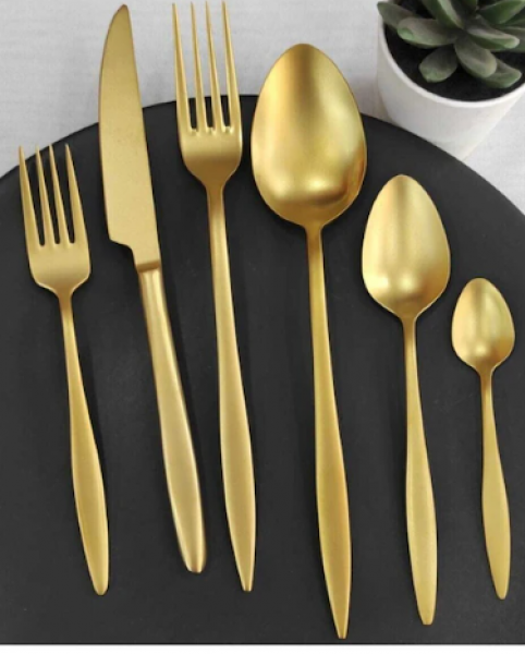 Remetta Vera Tam Gold Kutulu 90 Parça Çatal Kaşık Bıçak Takımı