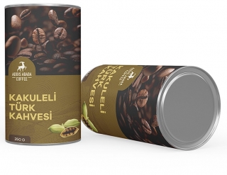 Addis Ababa Coffee Kakuleli Aromalı Türk Kahvesi 250 gr