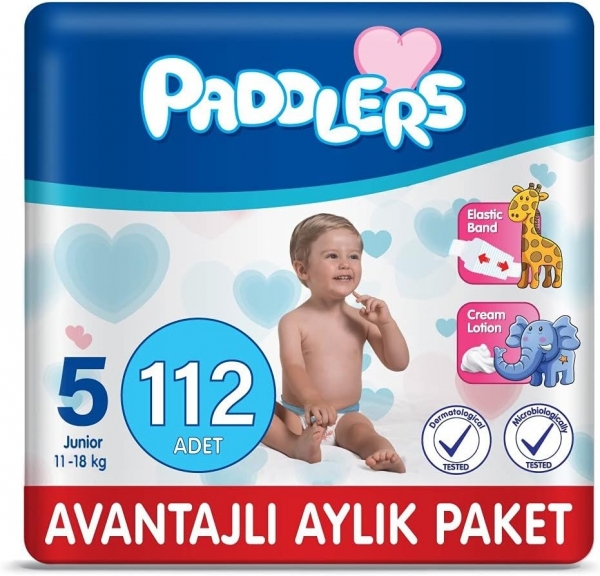 Paddlers 5 Beden 112 Adet Bebek Bezi