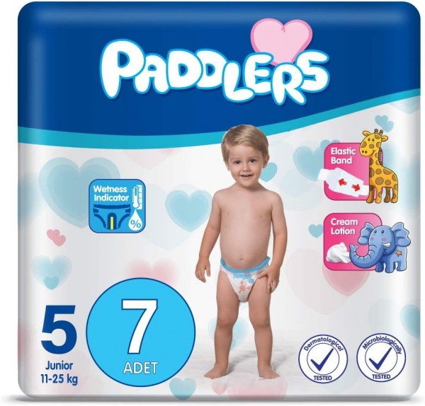 Paddlers 5 Beden 7 Adet Bebek Bezi