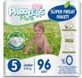 Paddlers Pure 5 Beden 96 Adet Bebek Bezi