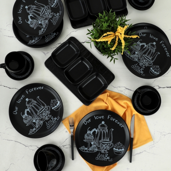 Keramika Kemarika Tea & Desert 26 Parça Kahvaltı Takımı