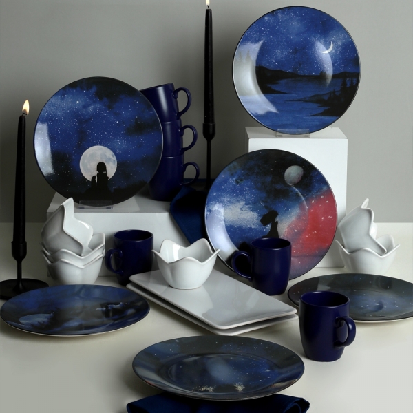 Keramika Moonlight 20 Parça 20 Parça Kahvaltı Takımı