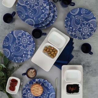 Keramika Blue Clove 20 Parça Kahvaltı Takımı