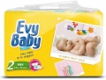 Evy Baby 2 Beden 54 Adet Bebek Bezi