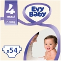 Evy Baby 4 Beden 54 Adet Bebek Bezi