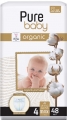 Pure Baby Organik Pamuklu 4 Beden 48 Adet Bebek Bezi