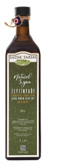 Sadık Tarım Erken Hasat Natürel Sızma Zeytinyağı Cam 1 lt