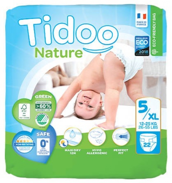 Tidoo Nature 5 Beden 22 Adet Bebek Bezi