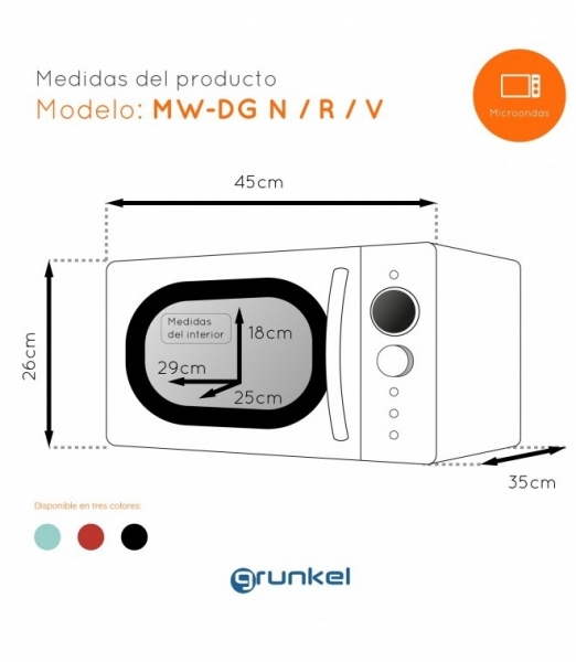 Grunkel MW-DG R Mikrodalga Fırın