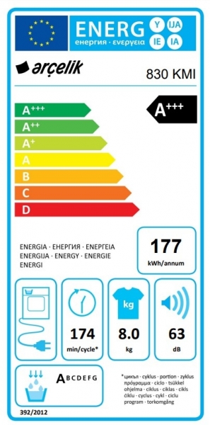 Arçelik 830 KMI Isı Pompalı Kurutma Makinesi