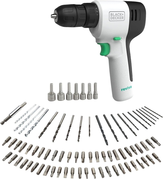 Black+Decker Reviva REVDD12A80 Akülü Matkap