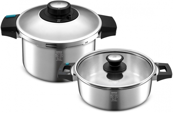 Karaca Quick and Safe 6+4 Düdüklü Tencere (6 Litre / 4 Litre)