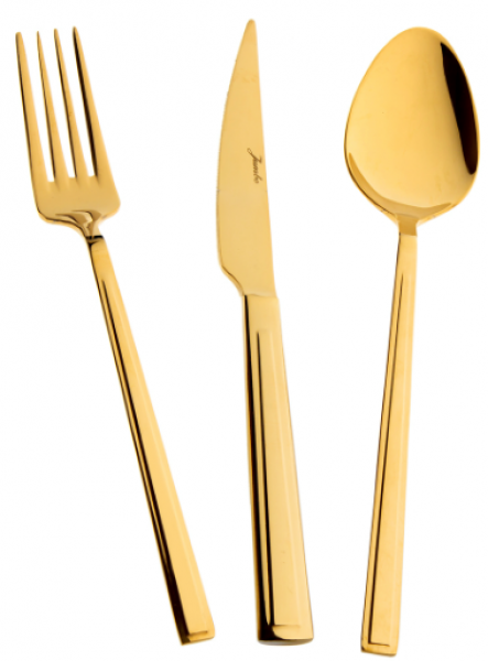 Jumbo Athena Titanyum Gold 18 Parça Çatal Kaşık Bıçak Takımı
