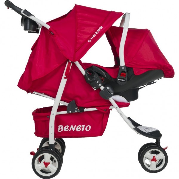 Beneto BT-444T Beyaz Travel Sistem Bebek Arabası