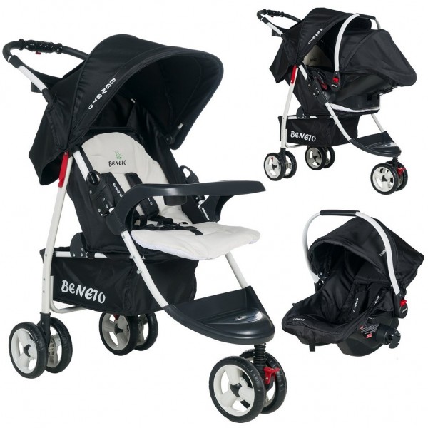 Beneto BT-444T Beyaz Travel Sistem Bebek Arabası