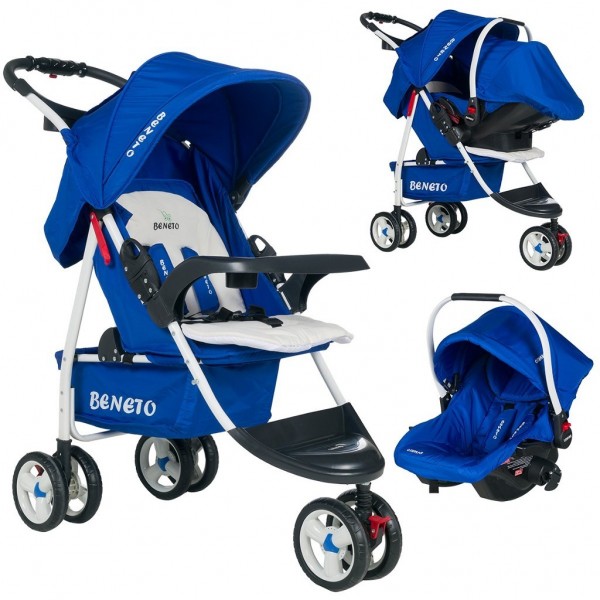 Beneto BT-444T Beyaz Travel Sistem Bebek Arabası
