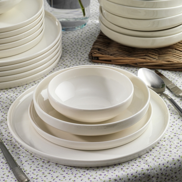 Schafer Vita KRM01 24 Parça Yemek Takımı (Krem / Klasik)