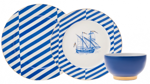 Karaca Navy 18 Parça Yemek Takımı