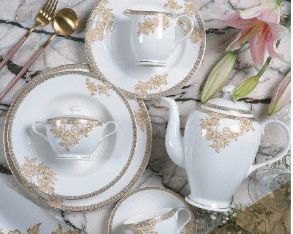 Royal Porcelain Liberty Gold 72 Parça Yemek Takımı
