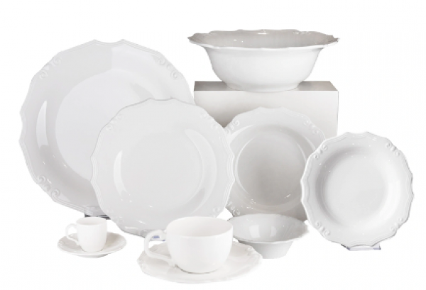 Royal Porcelain Poetry White 50 Parça Yemek Takımı