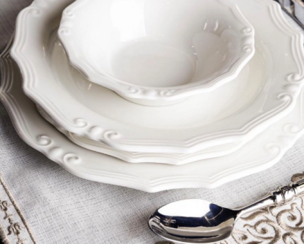 Royal Porcelain Poetry White 50 Parça Yemek Takımı