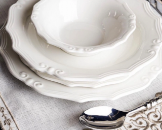 Royal Porcelain Poetry White 50 Parça Yemek Takımı