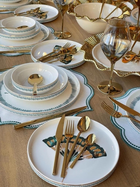 Rossev Oasis Grace 166 Parça Yemek Takımı (166 Parça)
