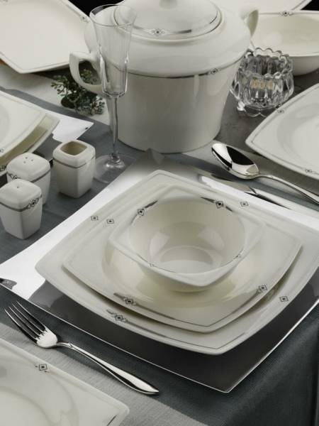 Kütahya Porselen Bone Mare 1060520 62 Parça Yemek Takımı