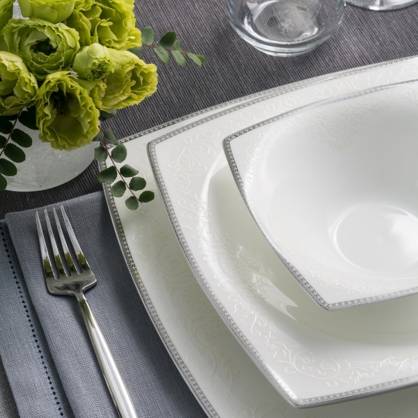 Karaca Fine Pearl Neklus 62 Parça Yemek Takımı