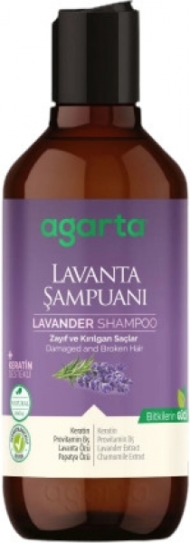 Agarta Doğal Lavanta 400 ml Şampuan