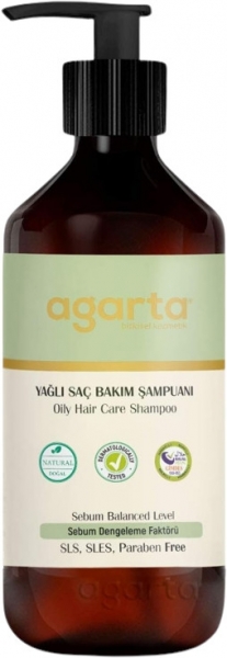 Agarta Doğal Yağlı Saç Bakımı 400 ml Şampuan