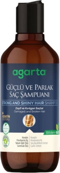 Agarta Doğal Güçlü ve Parlak Saç 400 ml Şampuan