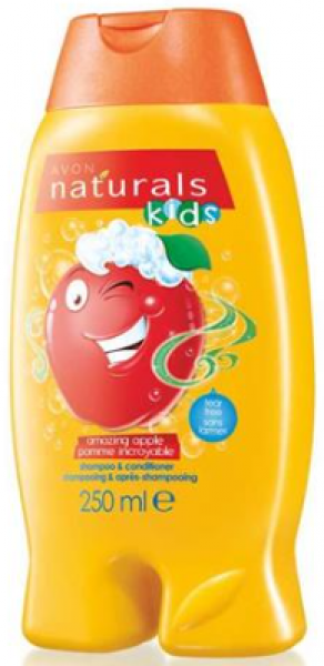 Avon Naturals Kids Elma Kokulu Göz Yakmayan 250 ml Şampuan