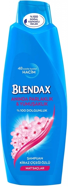 Blendax Anında Parlaklık ve Yumuşaklık Kiraz Çiçeği Özlü 500 ml Şampuan